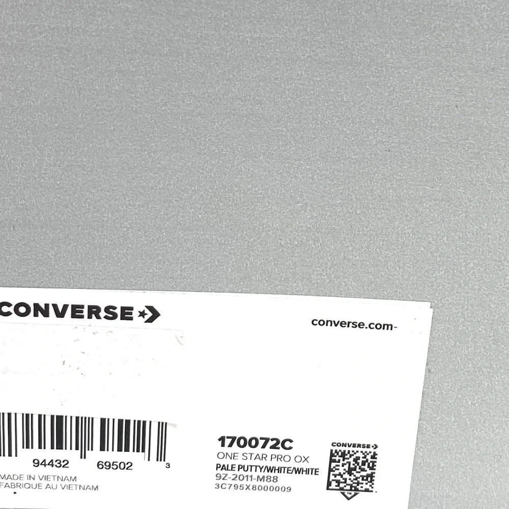 Converse One Star PRO Shoes Men’s Low Top Pale Putty Suede Size Sneakers 170072C - Picture 9 of 10